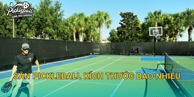 Sân pickleball kích thước bao nhiêu? Thông số tiêu chuẩn và cách đo nhanh